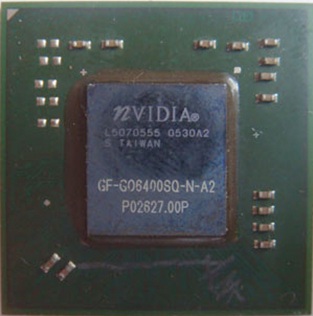 nVidia GF-GO6400-A2 (GeForce Go 6400) Wymiana na nowy, naprawa, lutowanie BGA